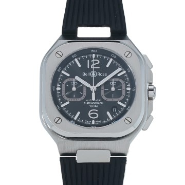 ベル＆ロス BR 05 クロノ ブラックスチール BR05C-BL-ST/SRB ブラック メンズ 時計 【中古】【wristwatch】