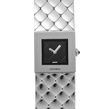 シャネル マトラッセ H0009 ブラック レディース 時計 【中古】【wristwatch】
