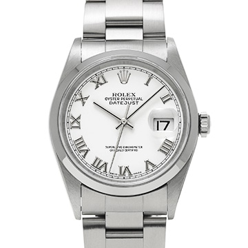 ロレックス デイトジャスト 16200 ホワイト メンズ 時計 【中古】【wristwatch】