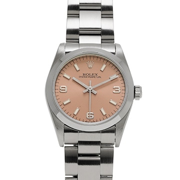 ロレックス オイスターパーペチュアル 67480 ピンク ユニセックス 時計 【中古】【wristwatch】