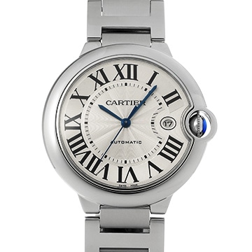 カルティエ バロンブルー  W69012Z4 シルバー メンズ 時計 【中古】【wristwatch】