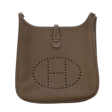エルメス エヴリン3 PM エトゥープ トリヨンクレマンス レディース バッグ 【中古】【bag】