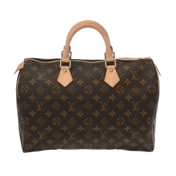 ルイ ヴィトン モノグラム スピーディ 35 ブラウン M41524 モノグラムキャンバス レディース バッグ 【中古】【bag】