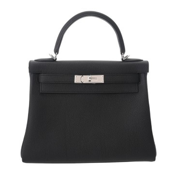 エルメス ケリー 28 内縫い ブラック トゴ レディース バッグ 【新品】【bag】