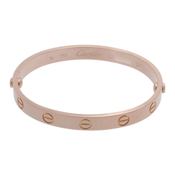 カルティエ ラブブレスレット #16 旧型 ゴールド K18ピンクゴールド PG レディース ジュエリー 【中古】【jewelry】