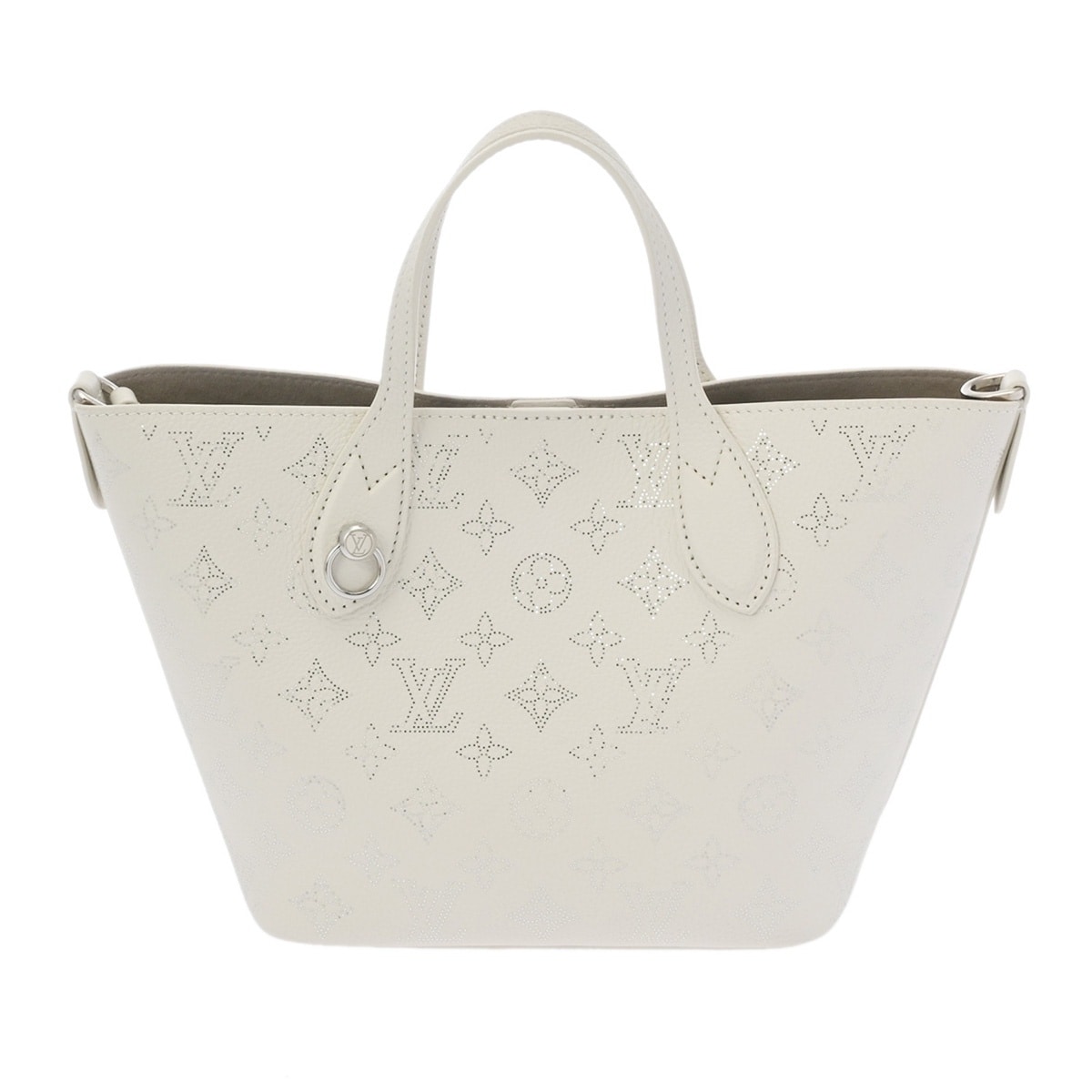 ルイ ヴィトン モノグラムマヒナ ブロッサム PM ホワイト M11842 レザー レディース バッグ 【中古】【bag】