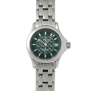 オメガ シーマスター 120 ジャック・マイヨール 1998 2586.70 グリーン レディース 時計 【中古】【wristwatch】