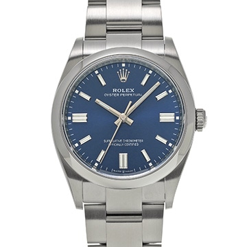 ロレックス オイスターパーペチュアル 36 126000 ブライトブルー メンズ 時計 【中古】【wristwatch】