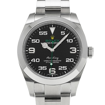 ロレックス エアキング 116900 ブラック メンズ 時計 【中古】【wristwatch】