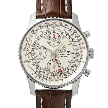 ブライトリング モンブリラン ダトラ A213G46WBD シルバー メンズ 時計 【中古】【wristwatch】