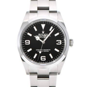 ロレックス エクスプローラー 36 124270 ブラック メンズ 時計 【中古】【wristwatch】