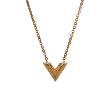 ルイ ヴィトン ネックレス エッセンシャルV ゴールド M61083 メタル レディース ジュエリー 【中古】【jewelry】