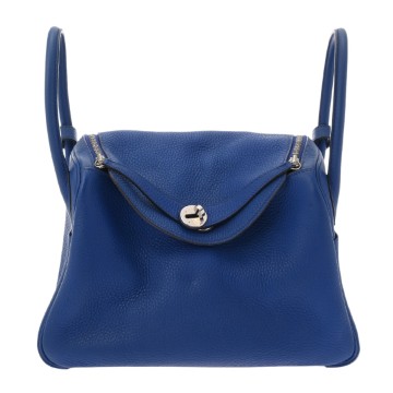 エルメス リンディ 30 ブルーエレクトリック トリヨンクレマンス レディース バッグ 【中古】【bag】