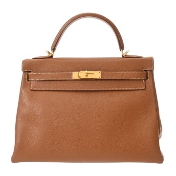エルメス ケリー 32 内縫い ゴールド クシュベル レディース バッグ 【中古】【bag】