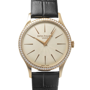 パテック フィリップ カラトラバ 4897R-010 ベージュ レディース 時計 【中古】【wristwatch】