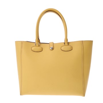 ロエベ レオ イエロー 364.71.G60 レザー メンズ バッグ 【中古】【bag】