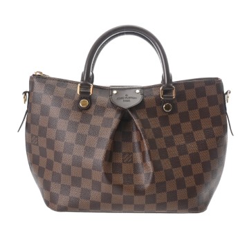 ルイ ヴィトン ダミエ シエナ PM ブラウン N41545 ダミエキャンバス レディース バッグ 【中古】【bag】