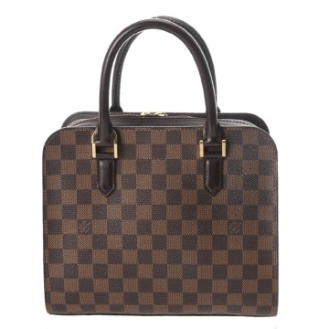 ルイ ヴィトン ダミエ トリアナ ブラウン N51155 ダミエキャンバス レディース バッグ 【中古】【bag】