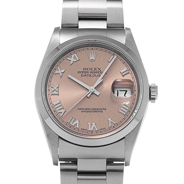 ロレックス デイトジャスト 16200 ピンク メンズ 時計 【中古】【wristwatch】
