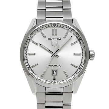 タグ ホイヤー カレラ キャリバー5 WBN2111.BA0639 シルバー メンズ 時計 【中古】【wristwatch】