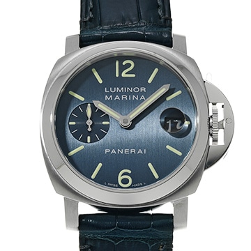 パネライ ルミノールマリーナ PAM00119 ブルー メンズ 時計 【中古】【wristwatch】