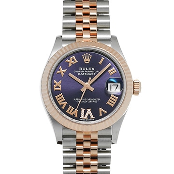 ロレックス デイトジャスト 31 278271G オーベルジーヌ/ダイヤモンド ユニセックス 時計 【新品】【wristwatch】