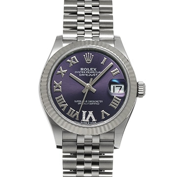 ロレックス デイトジャスト 31 278274 オーベルジーヌ/ダイヤモンド ユニセックス 時計 【新品】【wristwatch】
