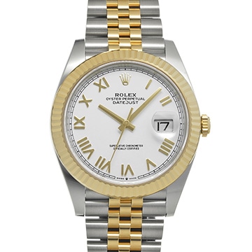 ロレックス デイトジャスト 126333 ホワイト メンズ 時計 【新品】【wristwatch】