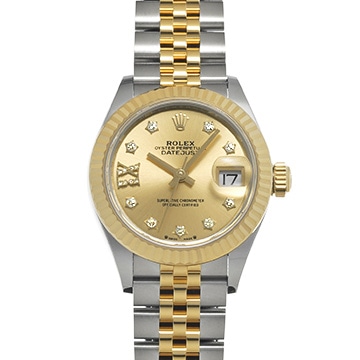 ロレックス レディ デイトジャスト 28 279173 シャンパン/ダイヤモンド レディース 時計 【新品】【wristwatch】