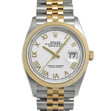 ロレックス デイトジャスト 36 126233 ホワイト メンズ 時計 【新品】【wristwatch】