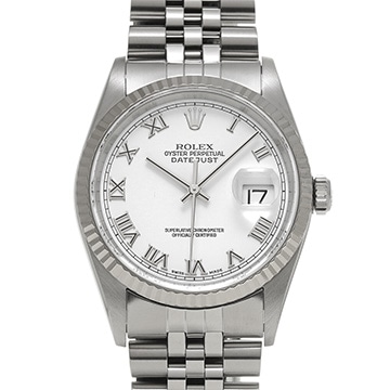 ロレックス デイトジャスト 16234 ホワイト メンズ 時計 【中古】【wristwatch】