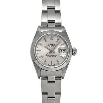ロレックス オイスターパーペチュアル デイト 79160 シルバー レディース 時計 【中古】【wristwatch】