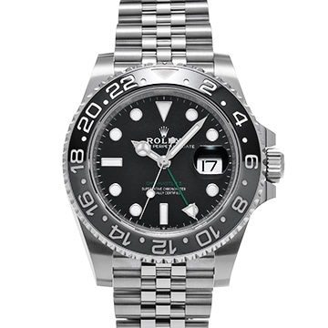 ロレックス GMTマスター II 126710GRNR ブラック メンズ 時計 【新品】【wristwatch】