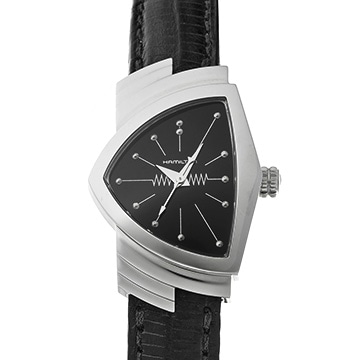 ハミルトン ベンチュラ クオーツ H24211732 ブラック レディース 時計 【未使用】【wristwatch】
