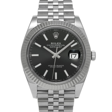 ロレックス デイトジャスト 41 126334 ブライトブラック メンズ 時計 【新品】【wristwatch】