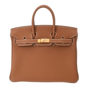エルメス バーキン 25 ゴールド トゴ レディース バッグ 【新品】【bag】