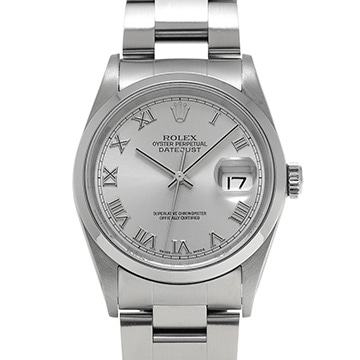 ロレックス デイトジャスト 16200 グレー メンズ 時計 【中古】【wristwatch】