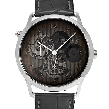 エルメス スリム ドゥ エルメス CA7.865.330/MM88 ブラック メンズ 時計 【中古】【wristwatch】