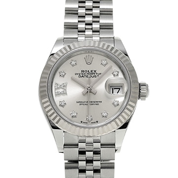 ロレックス レディ デイトジャスト 28 279174G シルバー/スターダイヤモンド レディース 時計 【中古】【wristwatch】