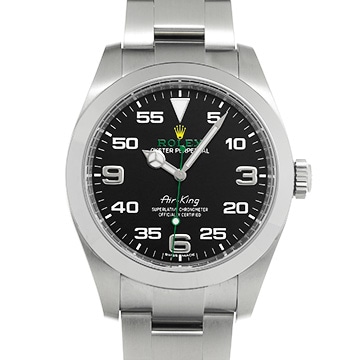 ロレックス エアキング 116900 ブラック メンズ 時計 【中古】【wristwatch】