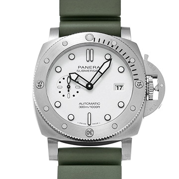 パネライ サブマーシブル クアランタクアトロ ビアンコ PAM01226 ホワイト メンズ 時計 【中古】【wristwatch】