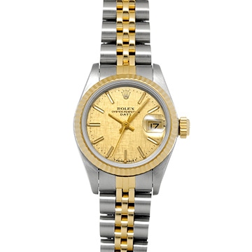 ロレックス デイトジャスト 26 69173 シャンパンモザイク レディース 時計 【中古】【wristwatch】