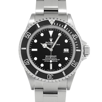 ロレックス シードゥエラー 16600 ブラック メンズ 時計 【中古】【wristwatch】
