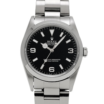 ロレックス エクスプローラー 14270 ブラック メンズ 時計 【中古】【wristwatch】