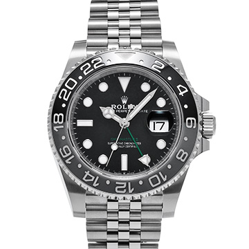 ロレックス GMTマスター II 126710GRNR ブラック メンズ 時計 【中古】【wristwatch】