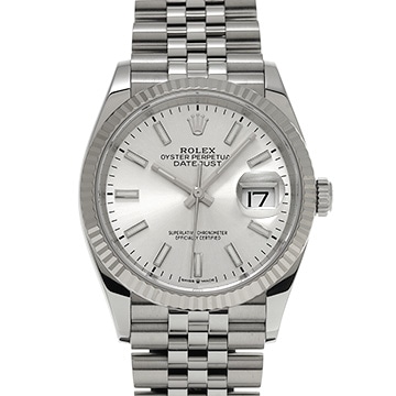 ロレックス デイトジャスト 36 126234 シルバー メンズ 時計 【中古】【wristwatch】