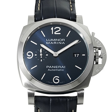 パネライ ルミノールマリーナ 44MM PAM01313 ブルー メンズ 時計 【中古】【wristwatch】