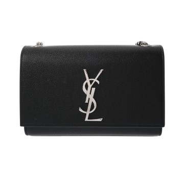 イヴ サンローラン ケイト スモール ブラック GLT469390.1223 グレインドプードルレザー レディース バッグ 【未使用】【bag】