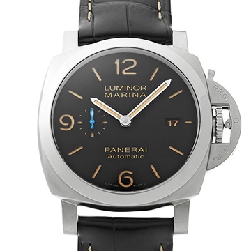 パネライ ルミノールマリーナ 1950 3デイズ アッチャイオ PAM01312 ブラック メンズ 時計 【中古】【wristwatch】