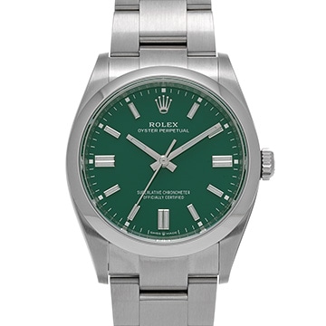 ロレックス オイスターパーペチュアル 36 126000 グリーン メンズ 時計 【新品】【wristwatch】